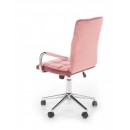 Кресло компьютерное HALMAR GONZO 4 розовый/хром